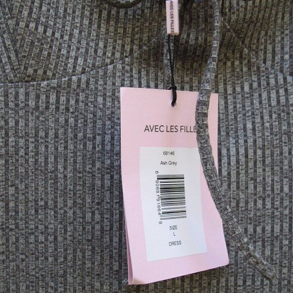 NWT Gray Body Con Dress - Picture 12 of 12